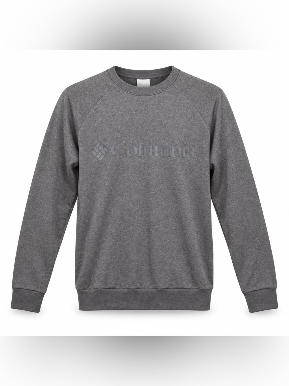 Columbia Sportswear Gray Tonal Logo Crewneck Sweatshirt Adult XS Pullover